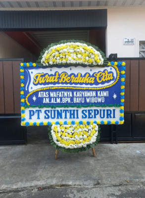 Papan Bunga Duka di Pangenan
