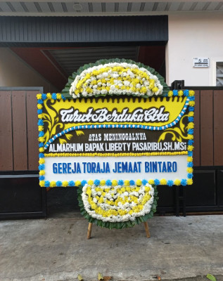 Papan Bunga Duka di Pangenan